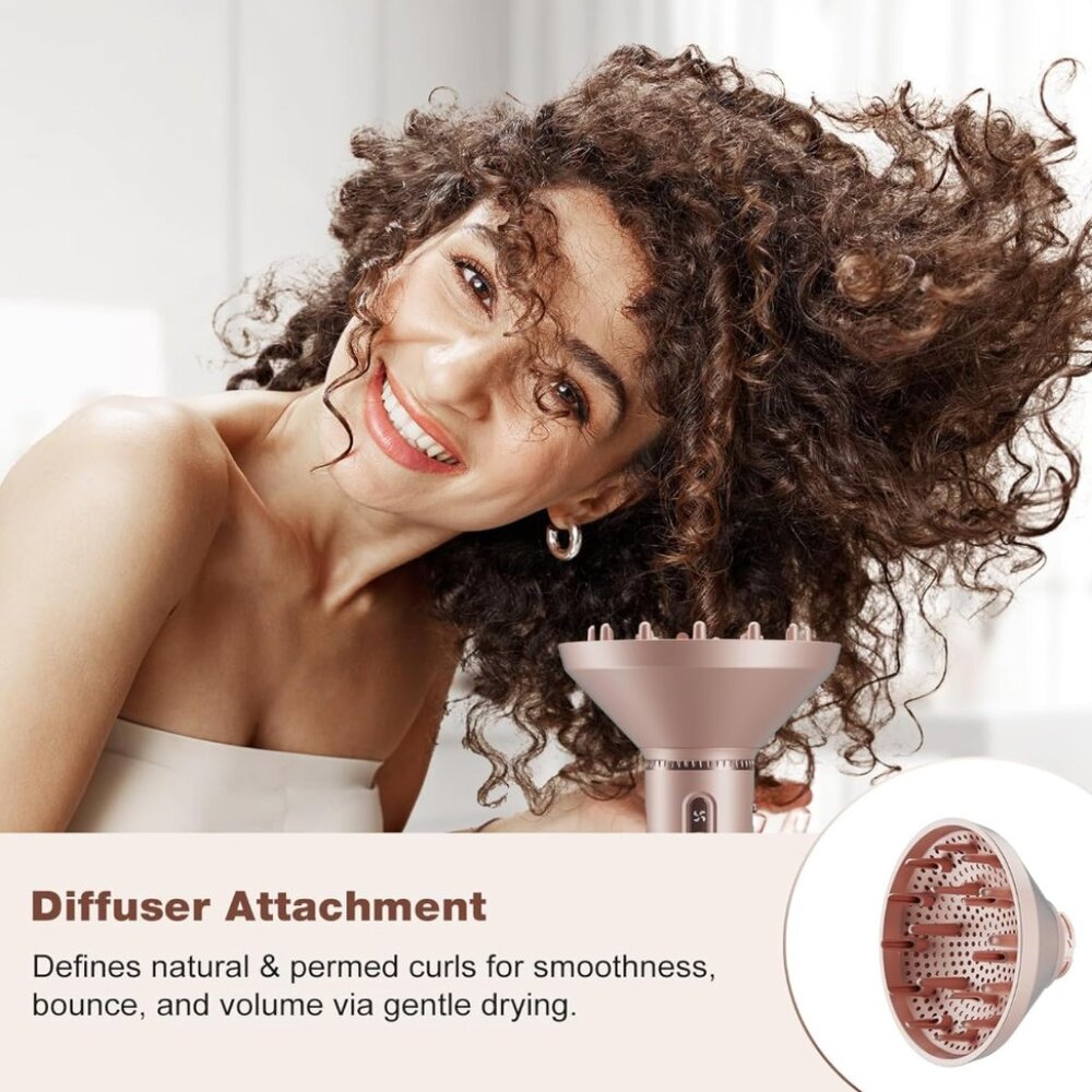 7 MAGIC || 7-in-1 Hair Styling Tools Dryer Brush Air Wrap attachments case - NEW - Picture 2 of 9